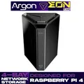 Argon EON Pi NAS Case 4-BAY SATA HDD SDD Network Attached Storage RTC Aluminum Enclosure BYO NAS for