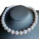 11-12-13-15mm Big Pearl Necklace 100%Natural Freshwater Pearl Jewelry 925 Sterling Silver For Women