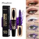 5D Color Mascara Colorful Eyelash Mascara Eye Lashes Curling Lengthen Blue Brown Purple Black White