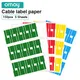 Cable Labels Paper 150Pcs/5 Sheets Tags Wire Marking Network Waterproof Laser Printer Sticker