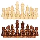 Chess Set 2.2inch King Figures Chess Game Pawns Figurine Backgammon Pieces Wooden Chess Pieces