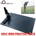New Professional Iron Golf Practice Plate for Alignment Stick Durable Metal Swing Trainer Training