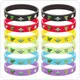 6/12pcs Star wars Sports Bracelet Yoda baby Wristband Toy Figure badge for Children Kids Adult