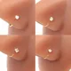 New arrive Gold Plated hoop nose ring Nose hoop star heart square round Nose Ring for women body