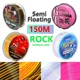 150m Pink Rock Fishing-Line Semi Floating Water Sea Pole Fishing special Line High Quality