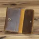 ID/Credit Card Holder Bifold Front Pocket Wallet Genuine Leather Vintage Cow Leather Unisex Wallet