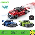 1:20 Rc Racing Car 2.4G Remote Control Car Truck with Light Smoke Spray Electric Car Radio