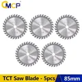 CMCP 5pcs 85mm TCT Saw Blade 24/30/36T Mini Circular Saw Blade Carbide Tipped Cutting Disc For
