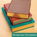 Blank Notebook 600 Pages for Student Drawing Book A6 A5 Sketchbook Super Thick Hand-painted White