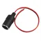 30cm Universal 12V 10A 120W Car Cigarette Lighter Female Socket Plug Auto Car Cigar Charger Cable
