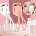 Electric Heated Eyelash Curler Eyelashes Curls Thermal Eyelash Curler Temperature Control Charging