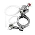 KegLand Ball Lock Tapping Head to 2 Inch Tri-Clover (Commercial Keg Adaptor)