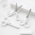 Mini White Color Scissor INS Style Portable Stainless Steel Blade Cutter for Paper Handwork