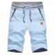 drop shipping 2023 summer solid casual shorts men cargo shorts plus size 4XL beach shorts M-4XL