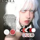 AMARA WHITE Color Contact Lenses for Eyes Yearly Makeup Halloween Masquerade Beauty Contact Lenses