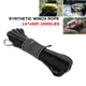 15M 10000LBS Synthetic Winch Rope Line Recovery Cable For Jeep Off Road 4WD ATV UTV Truck Boat SUV