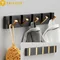 TAICUTE Folding Towel Hanger 2ways Installation Wall Hooks Coat Clothes Holder for Bathroom Kitchen
