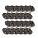 Evemodel 12pcs HO Scale 1:87 36" Metal Wheels for Model Trains DC Wheelset C8724