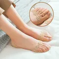 New Transparent Short Lace Socks Women Summer Hollow Out Female Soft Invisible Breathable Boat Socks