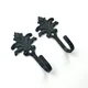 1/2Pcs Wall Hooks Decorative Vintage Heavy Duty Wall Coat Hooks Fashion Cast Iron Retro Rustic Wall