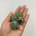 1pc Natural Prehnite Tumbled Stones Green Grape Quartz Crystal Healing Gemstone Mineral Specimen