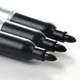 3 pcs/lot Black Permanent Oil Marker Pen Token Pens for Paper Metal Glass Marking Pen Office School