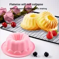 Silicone Cake Pans Non-stick Fluted Food Cake Pan with Sturdy Cake Baking Molds Perfect Bakeware for