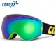 COPOZZ Brand Ski Goggles Double Layers UV400 Anti-fog Big Ski Glasses Skiing Mask Snowboard Men