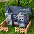 Fairytale Town House DIY Mini Wooden Dolls Miniature Accessories Handicraft Building Assemble Toy