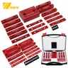 16Pc Inch / 9Pc Metric Setup Blocks Height Gauge Set Precision Aluminum Setup Bars for Router and