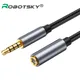 3.5mm 4Pole Male to Female Extension AUX Cable Wired Headphones Extension Cable Speaker AUX Cable