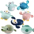 New Baby Bath Toys Cartoon Kids Learning Cognition Cute Animal Swimming Frogs Tortoise Crab Classic