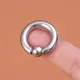 1pc Surgical Steel Captive Bead Ring Hoop Earring BCR Ear Weights Nose Piercing Stretcher Expander