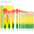 Docolor Makeup Brushes 16pcs Pineapple Makeup Brushes Set Foundation Powder Face Blending Contour