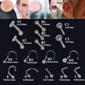 Bioplast Flexible Nose Lip Stud Flexible Push Fit Labret Retainer Cartilage Tragus Helix Earring