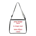 Customize Your Photo/Name/Logo Handbag Female Fashion Underarm Bag Girl Travel Shopping Shoulder Bag