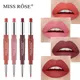 MISS ROSE 8 Colors Double-end Lip Makeup Lipstick Pencil Waterproof Moisturizer Long Lasting