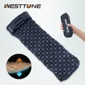 Ultralight Inflatable Mattress for Camping Outdoor Sleeping Pad Inflating Air Mat with Pillow for