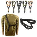 Hunting Sniper 1 Point Gun Sling Stronger Quick Release Tactical Bungee Rifle Belt QD Buckle Carbine