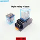 1PCS MY4NJ DPDT Miniature Coil Generalelectromagnetic Intermediate Relay Switch 14Pin With14A Socket