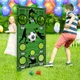 Soccer Theme Toss Game Banner for Adults Carnival Activities Football Birthday Party Decoration