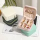 Jewelry Organizer Display Travel Jewelry Case Boxes Portable Locket Necklace Jewelry Box Leather