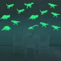 9Pcs Glow In The Dark Dinosaurs Toys Stickers Ceiling Decal Baby Kid Room