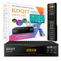 Koqit V5H H265 HEVC DVB S2 Satellite Receiver Satellite TV Receiver Smart TV Stick Receptor FTA