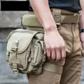 WOLF ENEMY Outdoor Sports 1000D Nylon Tactical Leg Bag Waist Leg Bag for Camping Hiking Climbing