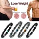 Hematite Magnetic Bracelet Man Weight Loss Bracelet Natural Stone Magnetic Bracelet Slimming Woman