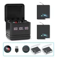 GoPro Hero 8/7/6/5 Battery USB and Type-C Fast Charger with High-Speed SD Card Reader Function