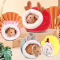 Cute Hamster Cotton House Soft Plush Sleeping Bag Small Animal Nest Guinea Pig Breathable Warm Rooms