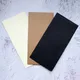 10pcs blank A4 letter paper storage western style triangle cowhide envelope custom made black