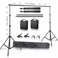 SH New 2X2M 2X3M 2.6X3M Photo Background Support System Kit Adjust Height Backdrop Stand for